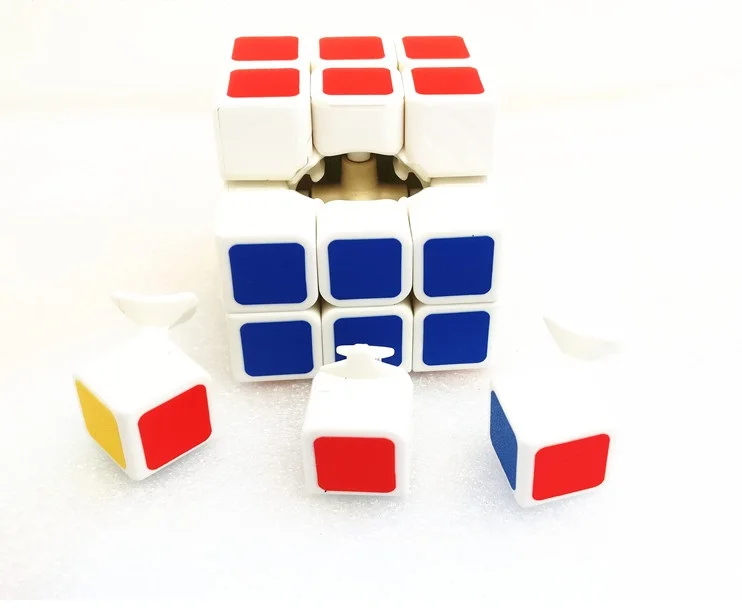 Кубик рубика скорость головоломки magic cube 3x3x3 5x5x5 пвх наклейки блок кубо профессиональный обучение образовательные классические игрушки для Детей - Цвет: 3x3x3 White