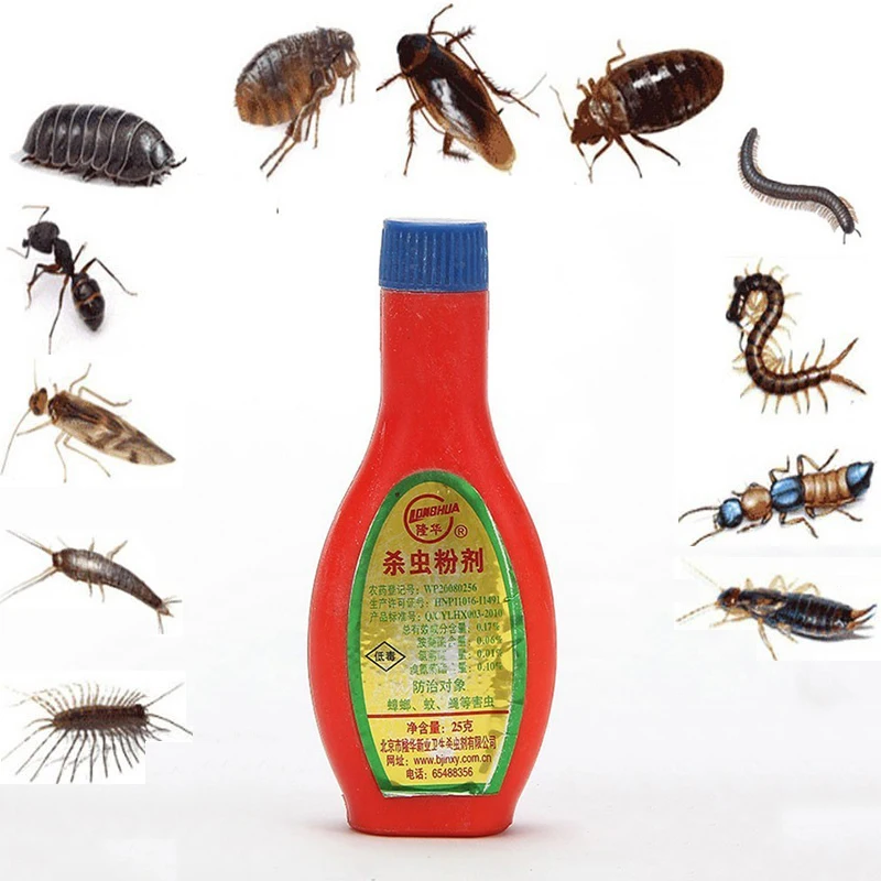 

1 Bottles Control Pest Powder Cockroach Killing Bait Insecticide Repeller Aphids Scale Insects Whitefly Killer Repellent Trap 45
