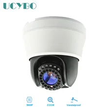 AHD Mini PTZ Camera 960p hd vandalproof pan tilt 4XZoom 1.3MP analog ir infrared CCTV video security ptz Speed Dome Camera