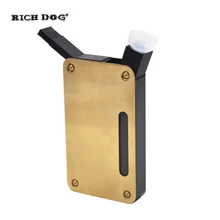 Богатые собаки Металлические курительные водопроводные трубы из нержавеющей стали курительные трубы курительные ручные травяные трубы