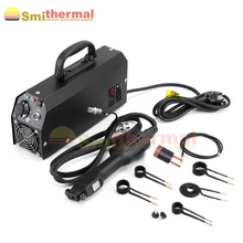 2000W 220V/110V High frequency induction heater air cooling, flameless induction heater with coil kits 5 coils +1 wires+1 PDR