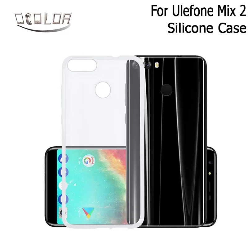 Ocolor для Ulefone Mix 2 силиконовый чехол 5 7 &quotпрозрачный противоударный ТПУ мобильного