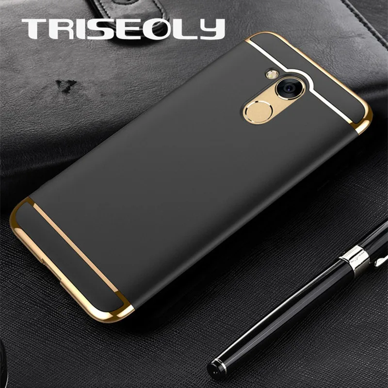 

TRISEOLY For Huawei Honor 6A Case Cover DLI-TL20 Funda Plating Hard Cover 5.0" For Huawei Honor 6A Protective Back Cases Honor6A