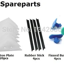 Весь набор Spareparts для 15-24 мм двусторонний протирать двойной тройной слой Стекло Очиститель толстое мытье окон очиститель