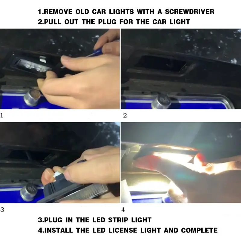 

2X LED License Plate Light 36-SMD for Chevy Silverado Avalanche 1500 2500 3500