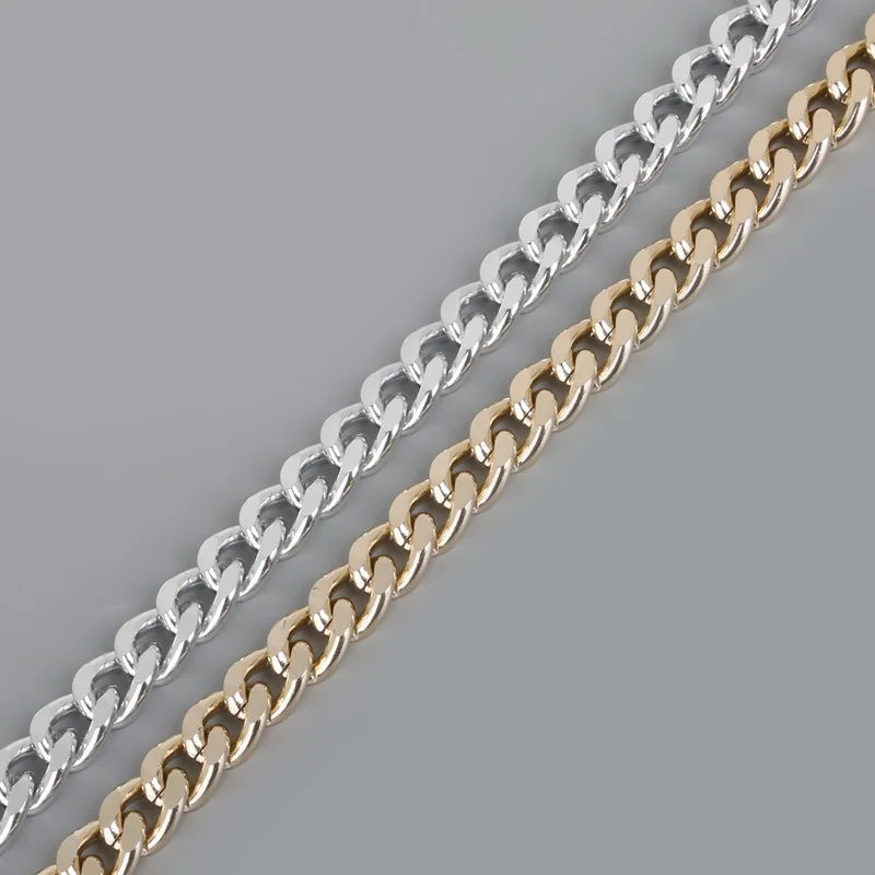 

1 Meters/lot 17x13mm Silver/Gold Aluminum Chain Bulk Necklace Bracelet Metal Chain For Jewelry Making DIY Material Findings