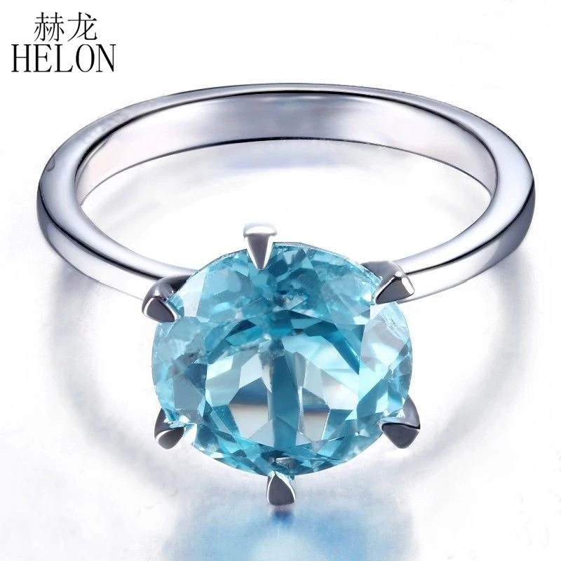 HELON 1 карат Лаборатория Grown Муассанит алмаз обручальное кольцо Твердое 14 к белое золото Половина Вечности браслет для женщин романтические ювелирные изделия