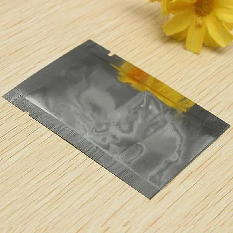 100pcs/lots Silver Aluminum Foil Mylar Bags Vacuum Sealer Zip Lock Storage Pouches