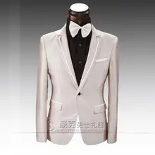 Новое поступление тонкий мужской костюм комплект с брюками мужские костюмы Свадебные Жених торжественное платье мужская одежда xxxxl костюм+ брюки+ галстук 4XL