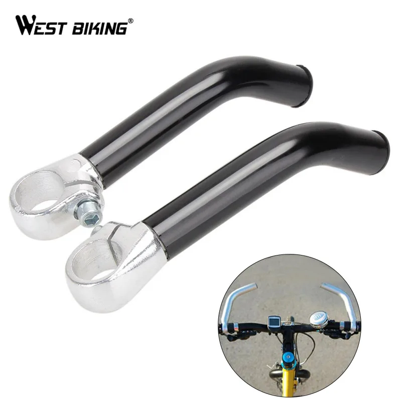 

WEST BIKING Mountain Bike Handlebar Handle Bicycle End Grips Anti-skid Rest Handle Extender Cycling Handlebar Claw Bar 1 Pair