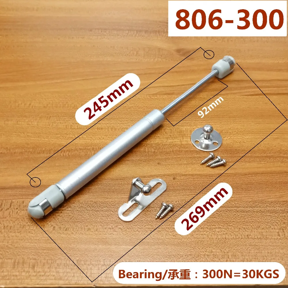 20N-300N гидравлические петли, поддержка подъёма двери для кухонного шкафа, пневматическая газовая пружина для деревянного мебельного оборудования