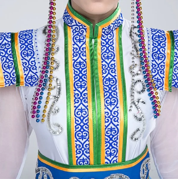 Женская этническая одежда, традиционный монгольский Национальный костюм, танцевальное платье, сценические костюмы, платья принцессы для девочек