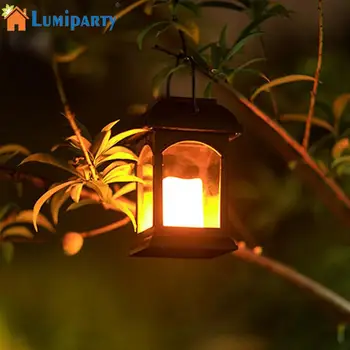 

Waterproof Outdoor Solar Power Twinkle LED Candle Light Yard Garden Decoration Umbrella Tree Lantern Hanging Solar Street Lamp