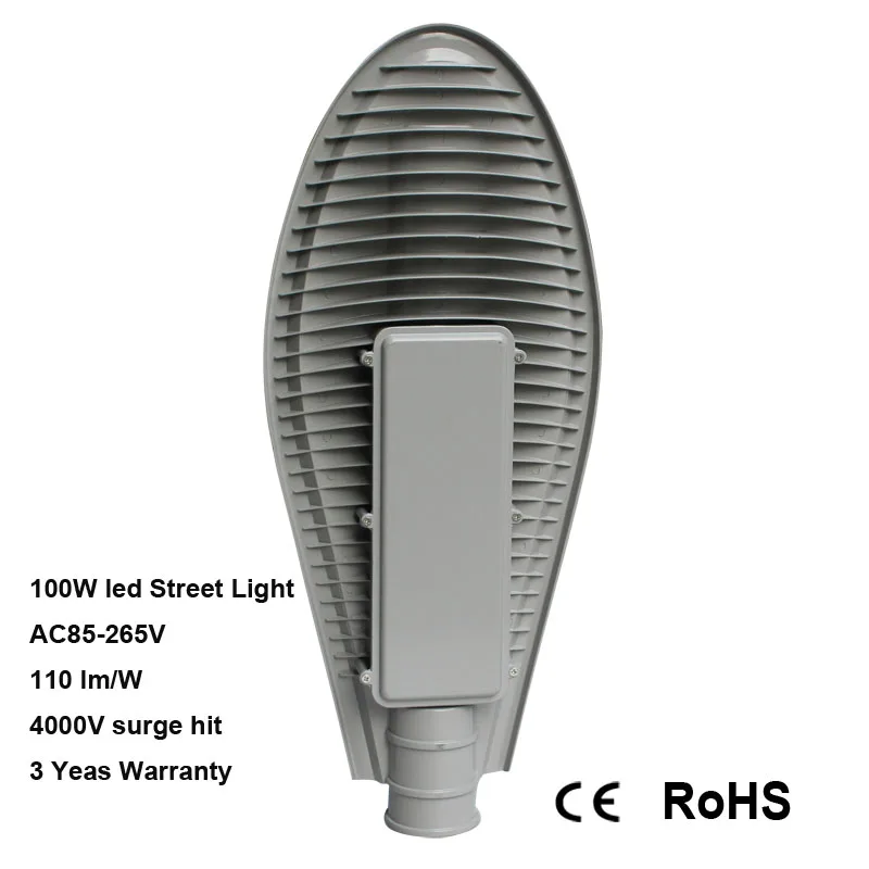 Светодиодный уличный фонарь 100 Вт AC 85-265 в 130-140 лм на ватт