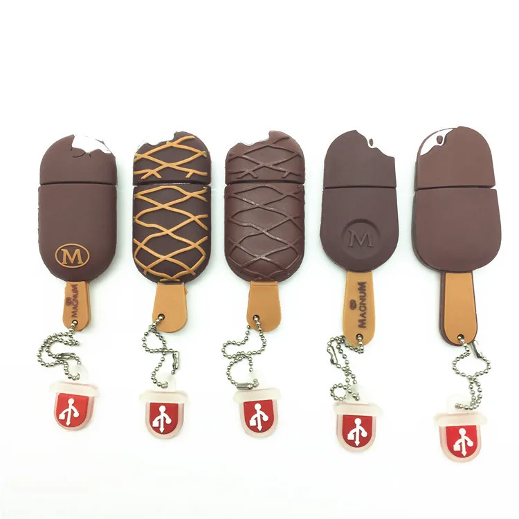 

Cartoon USB Flash Drive Icecream Pen Drive Chocolate Pendrive USB 2.0 USB Stick Flash Card 32GB 16GB 8GB 4GB USB Flash Driver