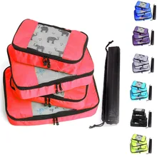 4 шт. вместительный Многофункциональный водостойкая дорожная сумка посылка Сумка Набор для
