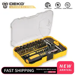 DEKOPRO LSD03 Repair Tool Kit гнездо отвертка комплект бытовой Набор отверток Магнитный Набор отверток для бытовых