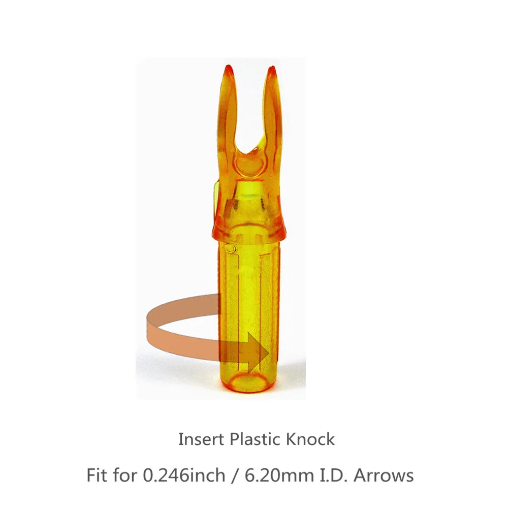 archery knock orange