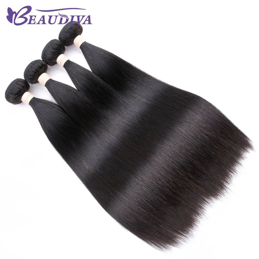 Малазийские прямые пряди волос человеческие волосы для наращивания натуральный цвет 3/4 пряди прямые волосы ткет
