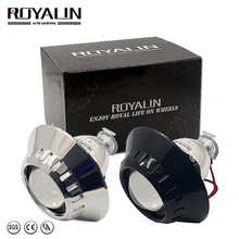 ROYALIN Bi Xenon Car Mini H1 Projector Lens w/ E46-R Shrouds for BMW M3 E90/E91/E92/E93 ZKW E46 External Retrofit headlights ROYALIN Bi Xenon Car Mini H1 Projector Lens w/ E46-R Shrouds for BMW M3 E90/E91/E92/E93 ZKW E46 External Retrofit headlights