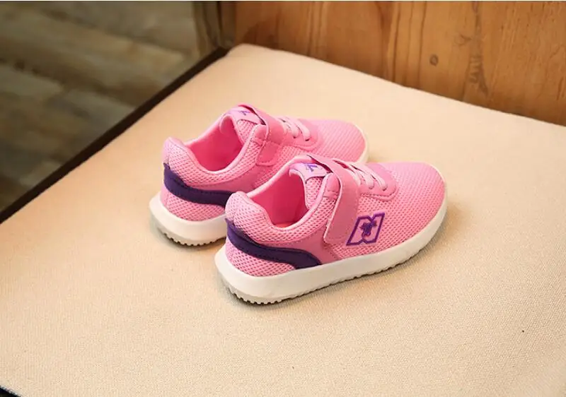 SKHEK Children Sport Shoes Autumn Spring New Fashion Breathable Kids Boys Air Mesh Shoes Girls Anti-Slippery Sneakers Baby Shoe