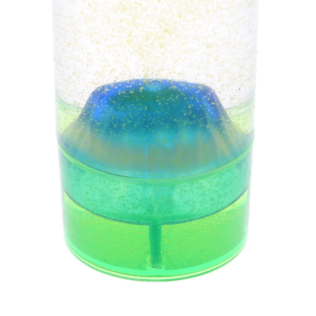Novelty Volcano Eruption Vision Hourglass Ornaments - Liquid Oil Sandglass Timers Children's Day Birthday Gift Home Office Decor