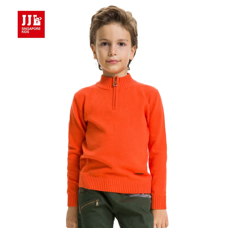 boys turtleneck sweater solid color boy sweater children clothing pull
