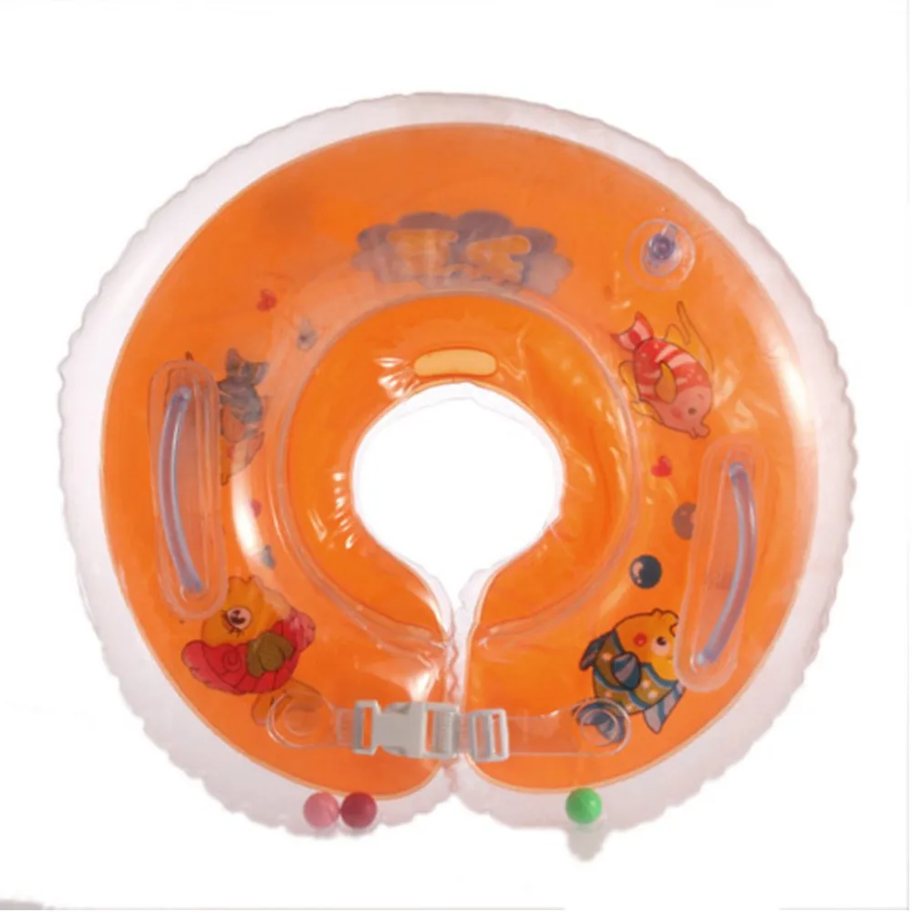 3pc Inflatable Circle Infant Adjustable Swimming Neck Baby Swim Ring Float Ring Safety Double Protecting Baby Swim Accessories