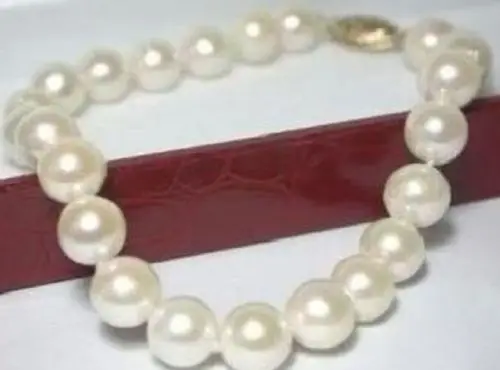 

FREE SHIPPING HOT sell new Style >>>>2016 NEW HOT SELL 9-10MM JAPANESE PERFECT AKOYA WHITE PEARL BRACELET 7.5-8"inch