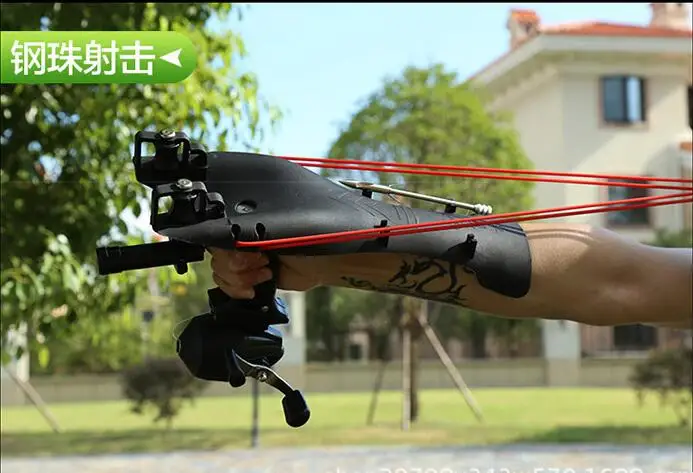 Ceny Nowy zielony kolor proca laserowa wysoka prędkość czarny łuk do polowań wędkarstwo proca strzelanie katapulta Sling Shot bełt do kuszy