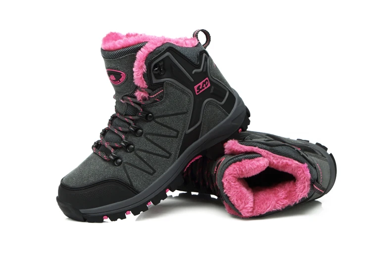 ZIMNIE/Мужская Треккинговая обувь; нескользящая прогулочная обувь; горные ботинки; удобные теплые уличные кроссовки; женская зимняя походная обувь