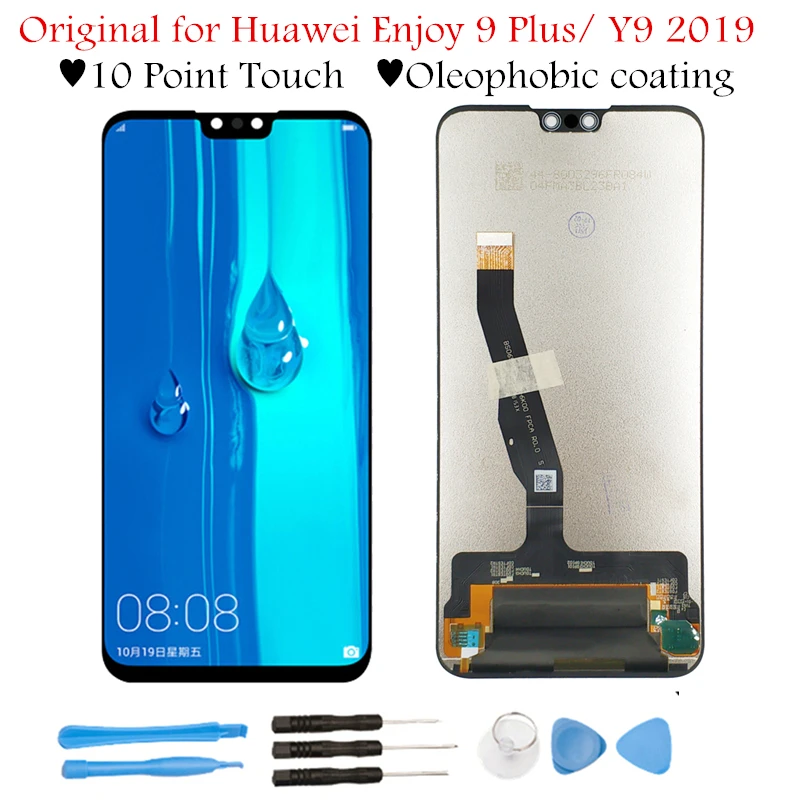 

Original 6.5" for Huawei Y9 2019/ Enjoy 9 Plus LCD Display Touch Screen Digitizer Assembly LCD Display TouchScreen Repair Parts