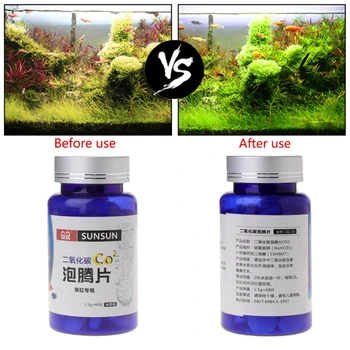 

Aquarium CO2 Tablet Carbon Dioxide Fish Tank Diffuser Aquatic Plant Float Grass HT0904 Drop shipping