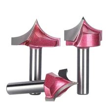 8mm Shank Woodworking Cutter trim corner round cove box bits carving wood Milling cutter Tools carpenter carving slice tools wood cutter machine 15pcs set 8mm diam moulding cutter milling cutter hard alloy handle