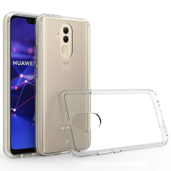 

50pcs/lot Soft Frame Shockproof Transparent Hard Case For Huawei honor 20 pro Y5 2019