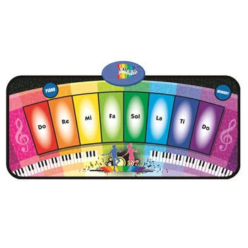 

Kids Battery-powered Piano Musical Touch Play Mat Baby Music Creeping Carpet Child Toy Gift - Colorful