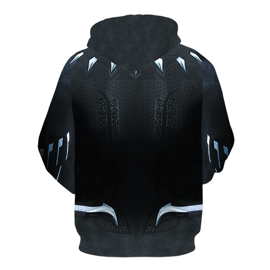 New 2019 avengers 4 Men hoodies Fashion men Black Panther 3d print Hoodies Streetwear Casual Cospaly Sweatshirt Plus size xs-3xl