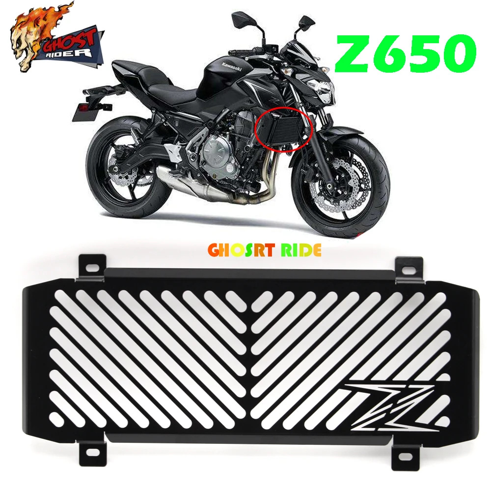 

Motorcycle radiator grille guard protection For Kawasaki Z650 Z 650 2017