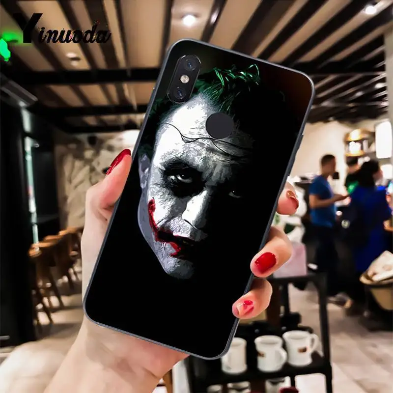 Yinuoda покер Джокер DIY окрашенный чехол для телефона Xiaomi Mi 6 Mix2 Mix2S Note3 8 8SE Redmi 5 5Plus Note4 4X