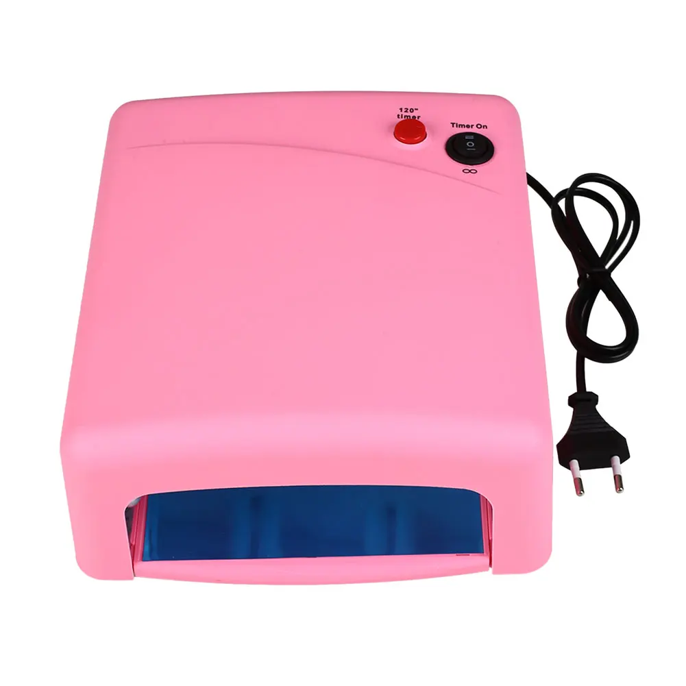 

Full 12 Color UV Gel Nail Art Nail Polish Nail UV Lamp Dryer Tools EU Plug Set