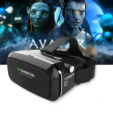 Shinecon VR Box Google Cardboard Virtual Reality Immersive 3D Glasses For 4.7-6.2 Inch Phone With Bluetooth Gamepad Vs Bobo VR 4