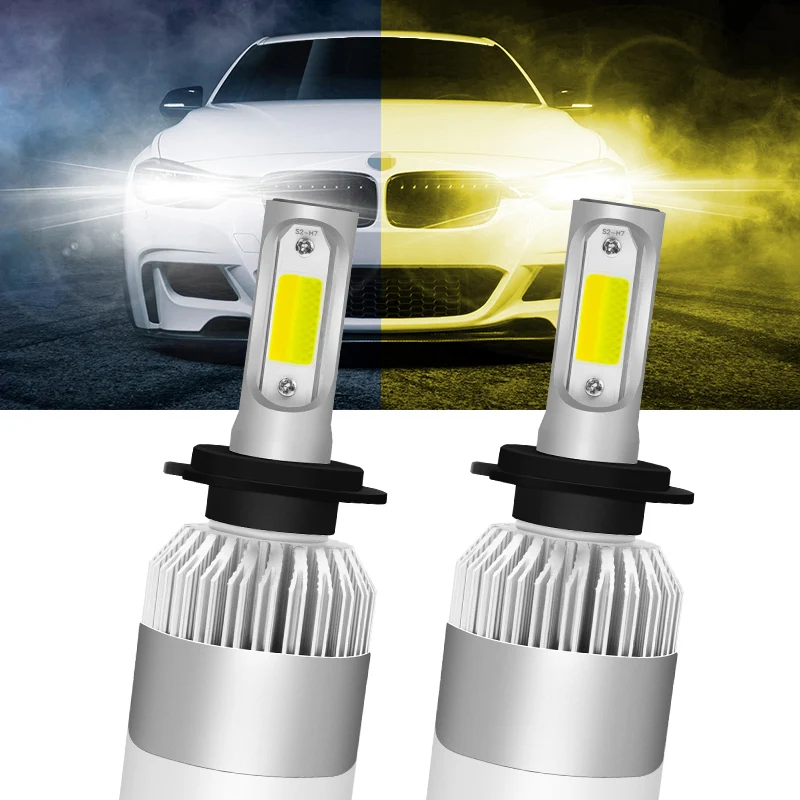 Car-Headlight-S2-3000K-6000K-H4-LED-H7-LED-Bulb-3000K-6000K-H1-H3-H8-H11 (2)
