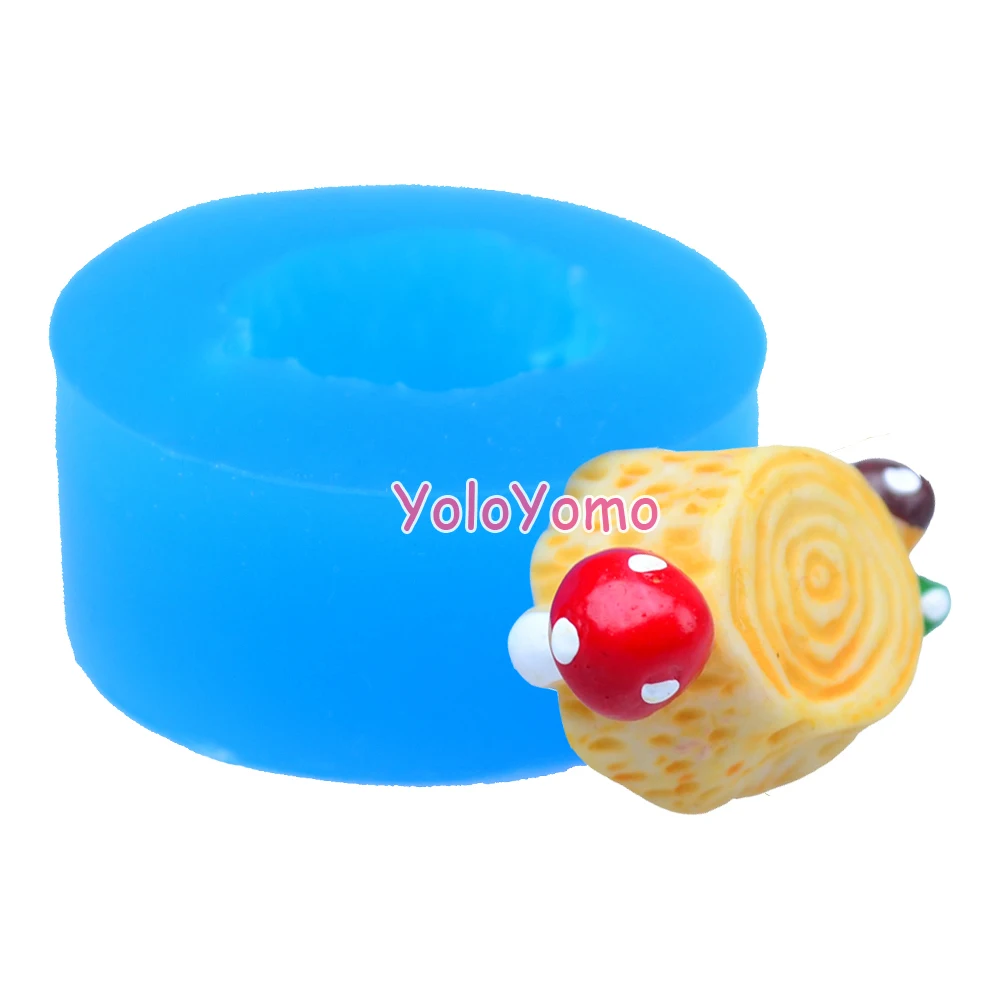 V040YL 17 мм пень с силиконовая форма в виде гриба для Sugarcraft Fondant кукольный домик