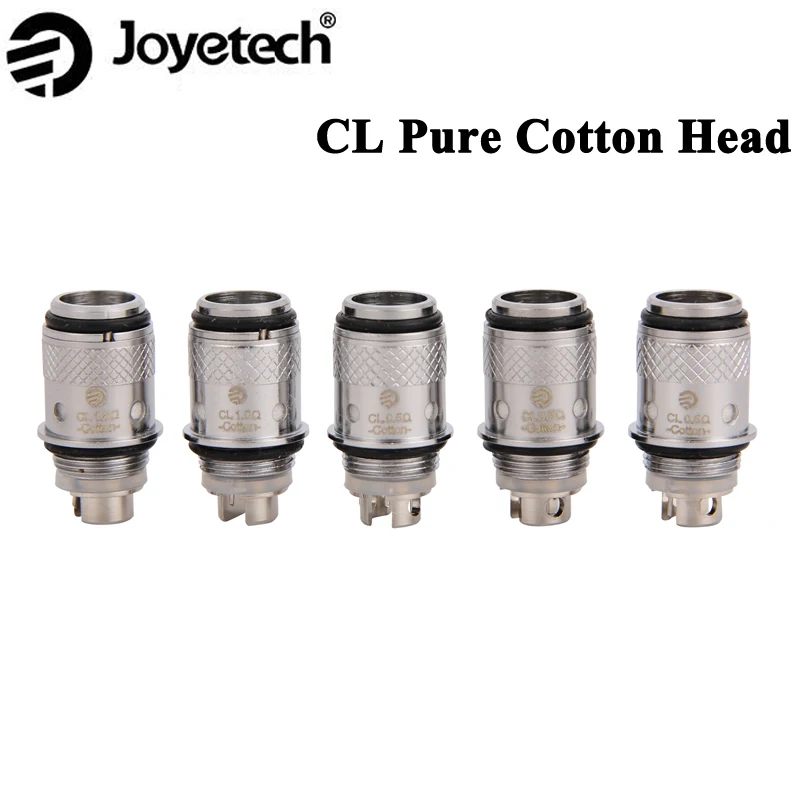 

5pcs/lot Joyetech CL Pure Cotton Head Coil 0.5ohm 1.0ohm for Electronic Cigarette eGo ONE V2/eGo ONE Mega V2 Atomizer Vape