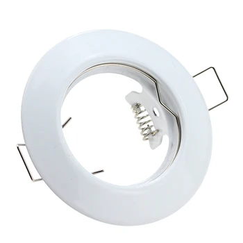 買取 Dhl送料無料100ピース/ロット60ミリメートルカットアウト4ワットMr16 Gu10 Ledスポット照明器具/ランプホルダー白