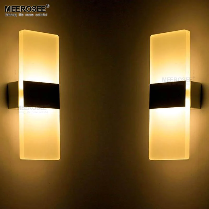 

Modern Led Wall Lamp Bathroom Led Wall Sconces Aluminum Wall Lighting Fixture Beside Lamp For Bedroom Study 100% Gareentee
