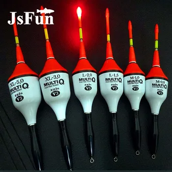

LED Electronic Fishing Float Luminous Rock Fishing Buoy with CR425 Battery 0.8#-5.0# Night Fishing Tackle X212