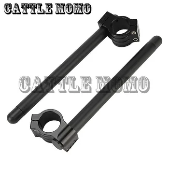 

1 pair Motorcycle CNC 35mm Clip Ons Handlebars Higher Clipon Fork Handle Bars for Yamaha XS-650 SE/SF/SG/SH/SJ 78-82 CBX 79-1980