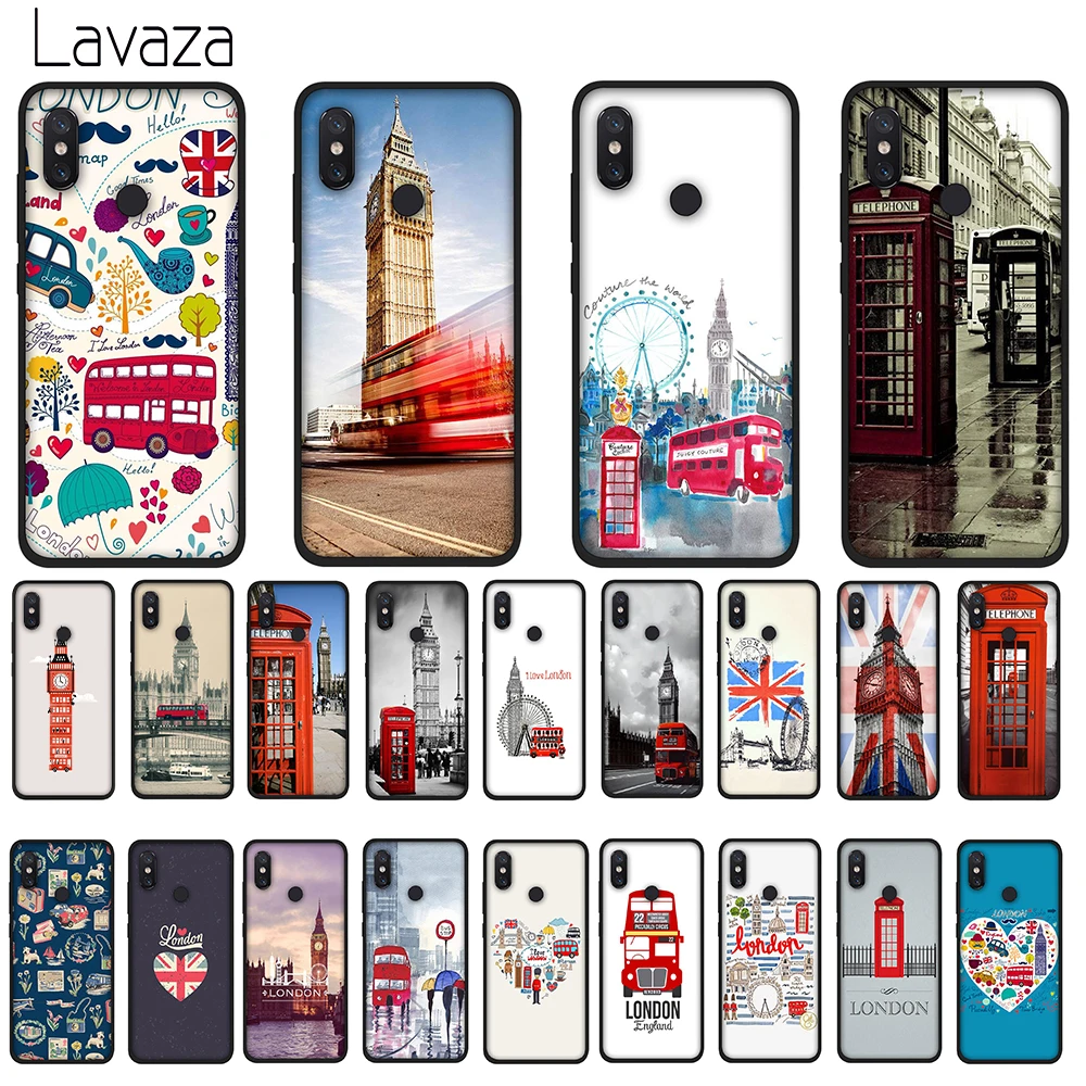 Мягкий чехол для телефона Lavaza London Bus England Huawei Y7 Prime Y9 Y6 2018 Nova 3 3i Honor 7A 8X 8C 8 9 10 Lite TPU |
