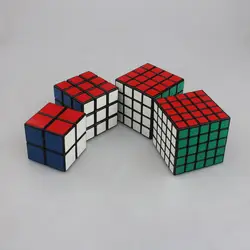 Профессиональный Скорость 2x2x2 3x3x3, 4x4x4, 5x5x5, головоломка, куб, набор конкурс игрушки Magic Cube для детей Детские 1 набор = 4 предмета в комплекте